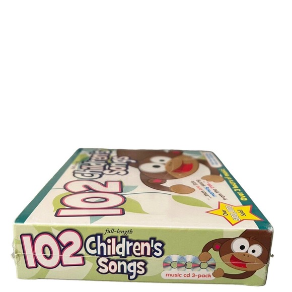 102 Full Length Children's Songs Music 3-CD Set Over 3 Hours Of Music NEW - Picture 3 of 5